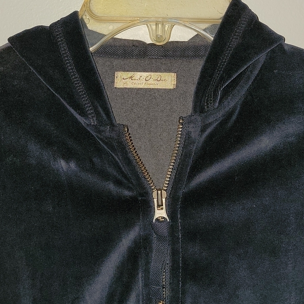 Mod-O-Doc Velour Zip Jacket Small - Picture 2 of 5